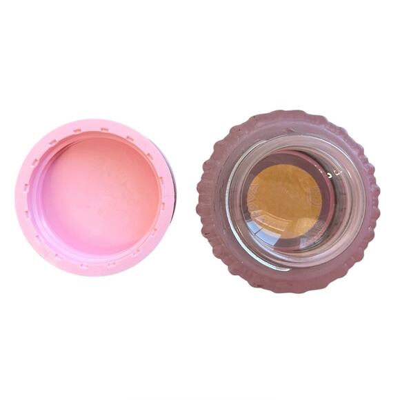 Vintage Pink Avon Cream Jars Floral Themes Satin Glass and Ceramic collectible - Picture 7 of 7